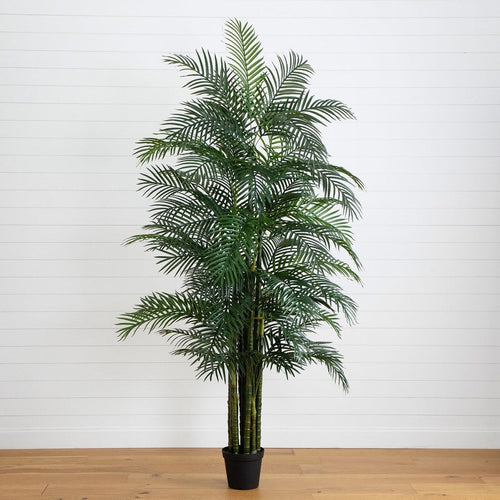 9’ Areca Palm UV Resistant Artificial Tree (Indoor/Outdoor). Retail